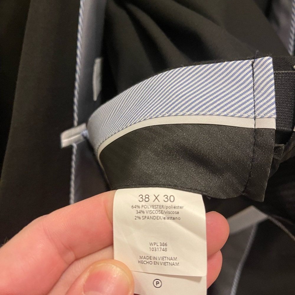50L Haggar suit size 38 pants